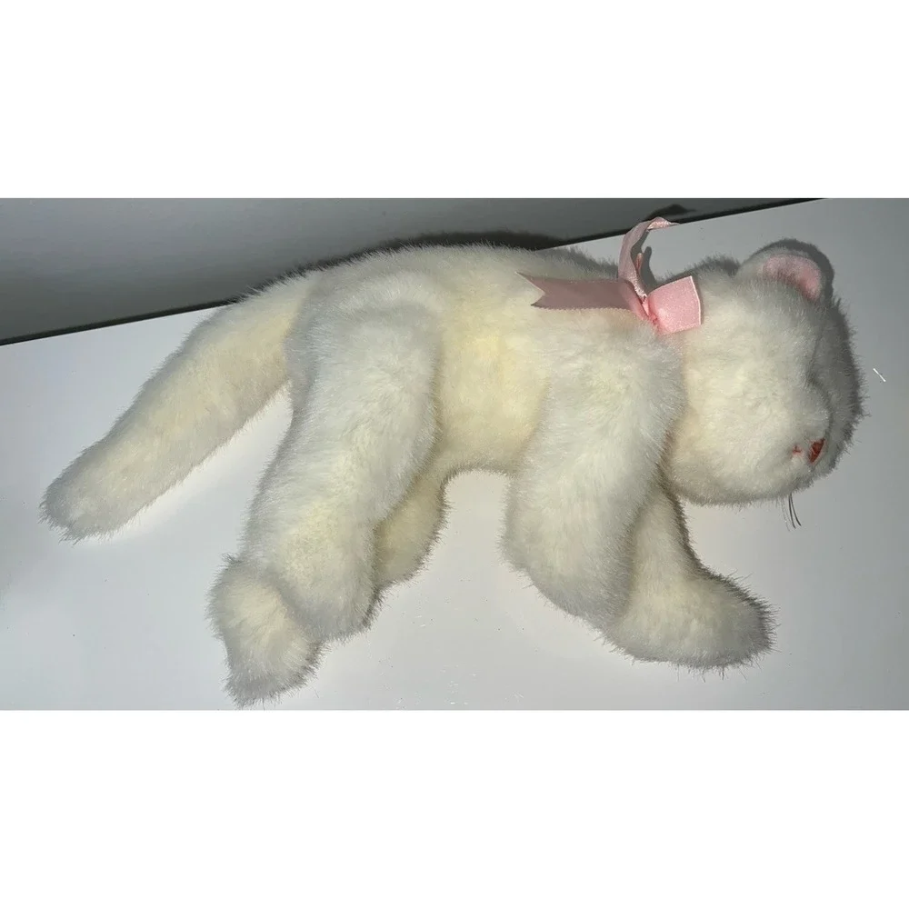 (B20/1)TY Classic Crystal Cat Plush Kitten Floppy 12